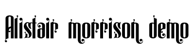Alistair morrison demo
