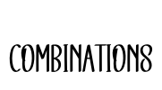 Combinations