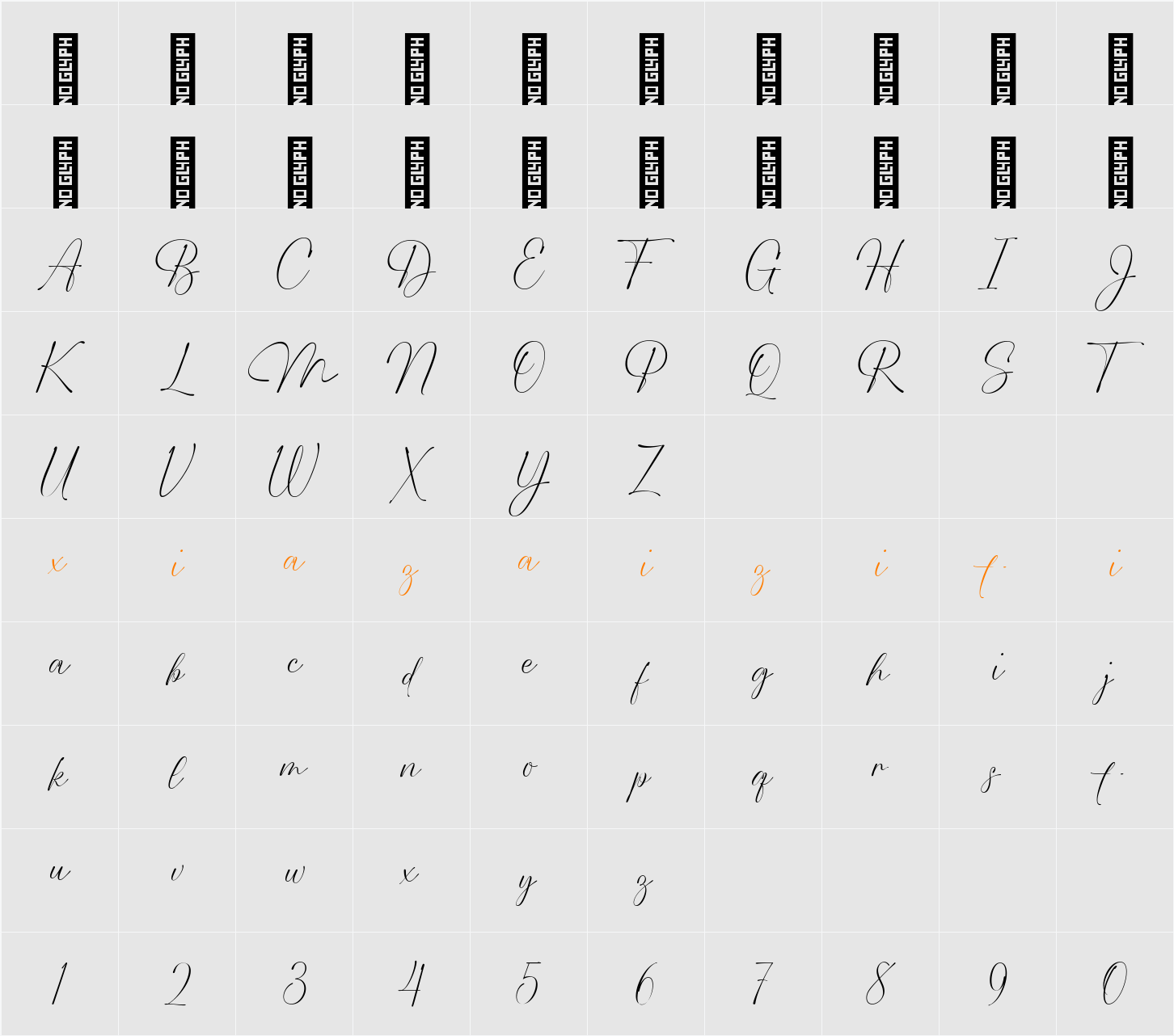 Mattock 字符映射表