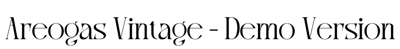 Areogas Vintage - Demo Version