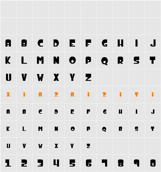 American DAD! 字符映射表