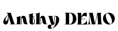 Anthy DEMO