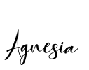 Agnesia 字体预览图