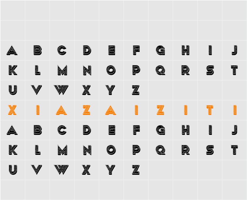 Alcohol 字符映射表