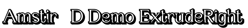 Amstir 3D Demo ExtrudeRight