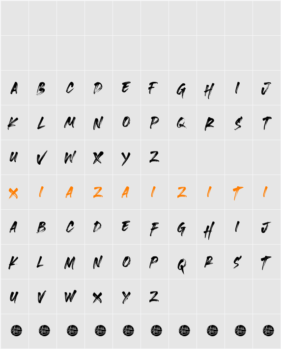 Heaters 字符映射表