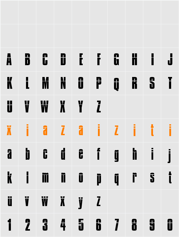 Impossible - 0 字符映射表