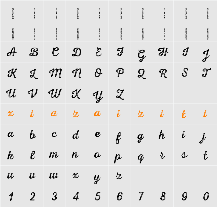 Nexa Rust Script R-Trial 4 字符映射表