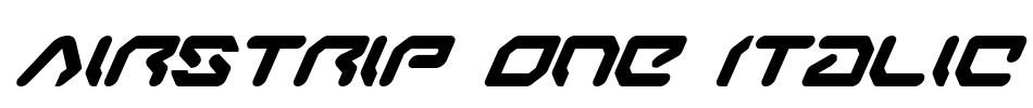 Airstrip One Italic