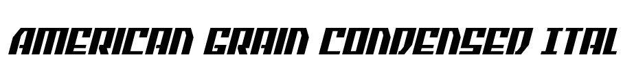 American Grain Condensed Ital