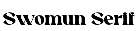 Swomun Serif