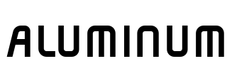 Aluminum 字体预览图