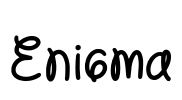 Enigma 字体预览图