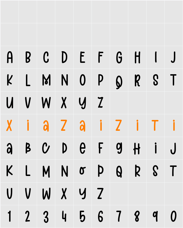 Aloha Lover 字符映射表