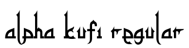 alpha kufi regular