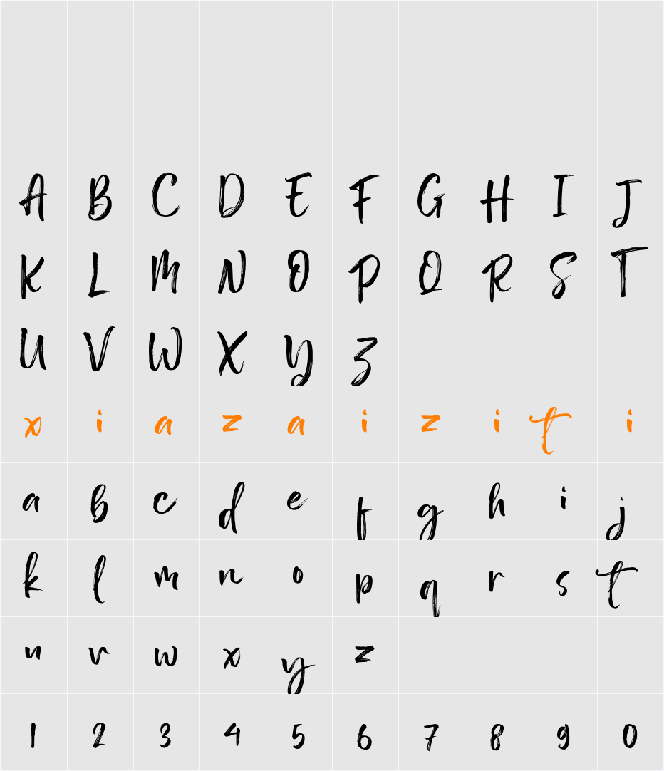 Antero 字符映射表