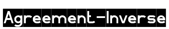 Agreement-Inverse