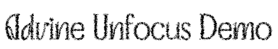 Advine Unfocus Demo
