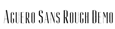 Aguero Sans Rough Demo