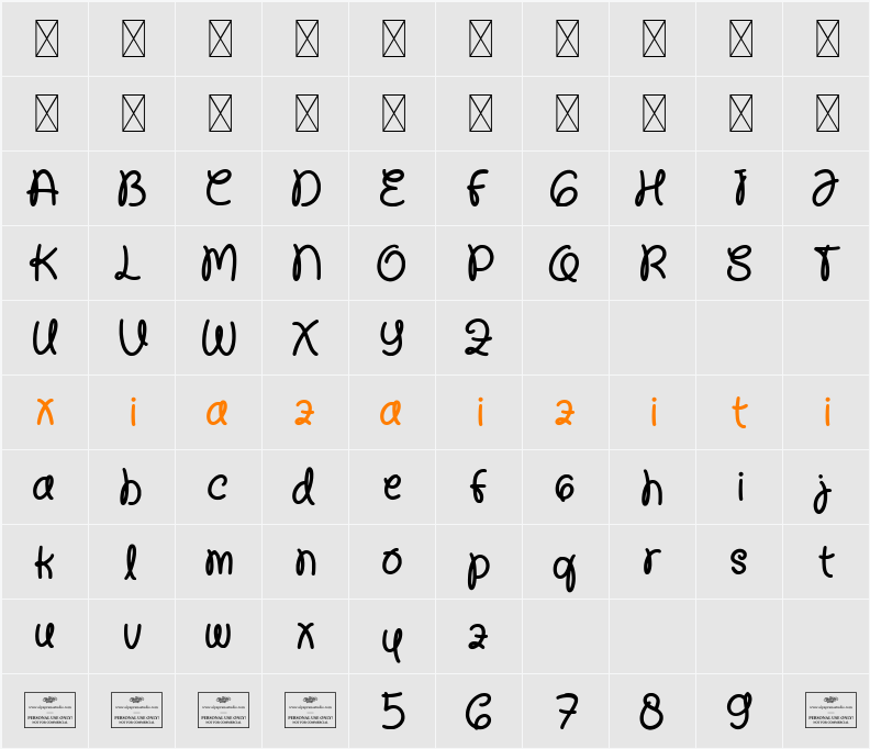 Enigma 字符映射表