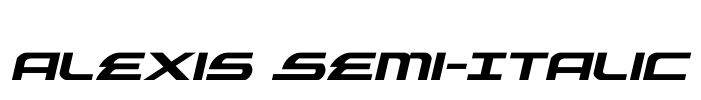 Alexis Semi-Italic