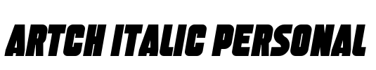 Artch Italic Personal