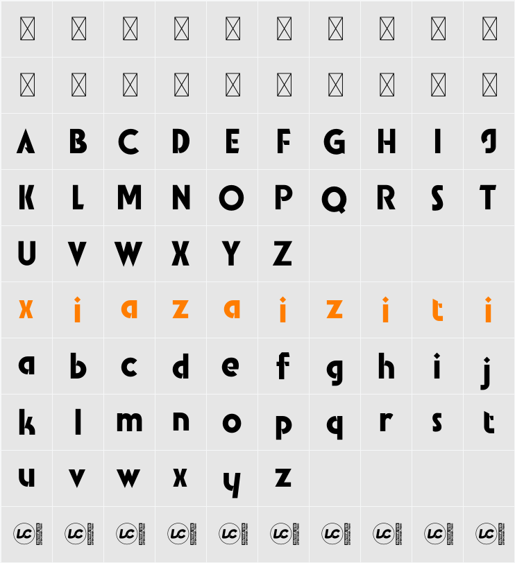 Aprl 字符映射表