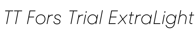 TT Fors Trial ExtraLight
