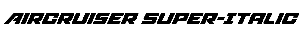 Aircruiser Super-Italic