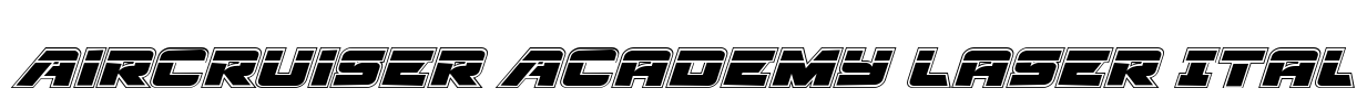 Aircruiser Academy Laser Ital
