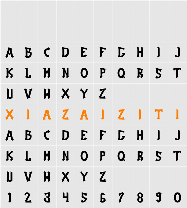 Metamorve 字符映射表