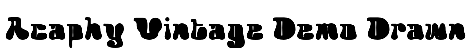 Acaphy Vintage Demo Drawn