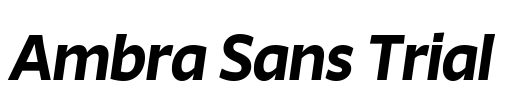 Ambra Sans Trial