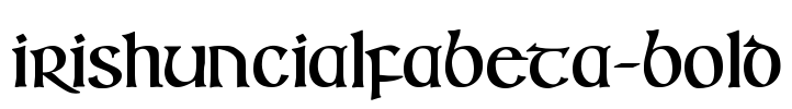 IrishUncialfabeta-Bold