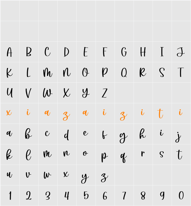 Angelic Sonata 字符映射表