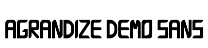 Agrandize Demo Sans