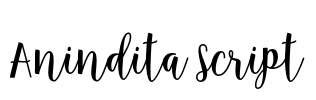 Anindita Script