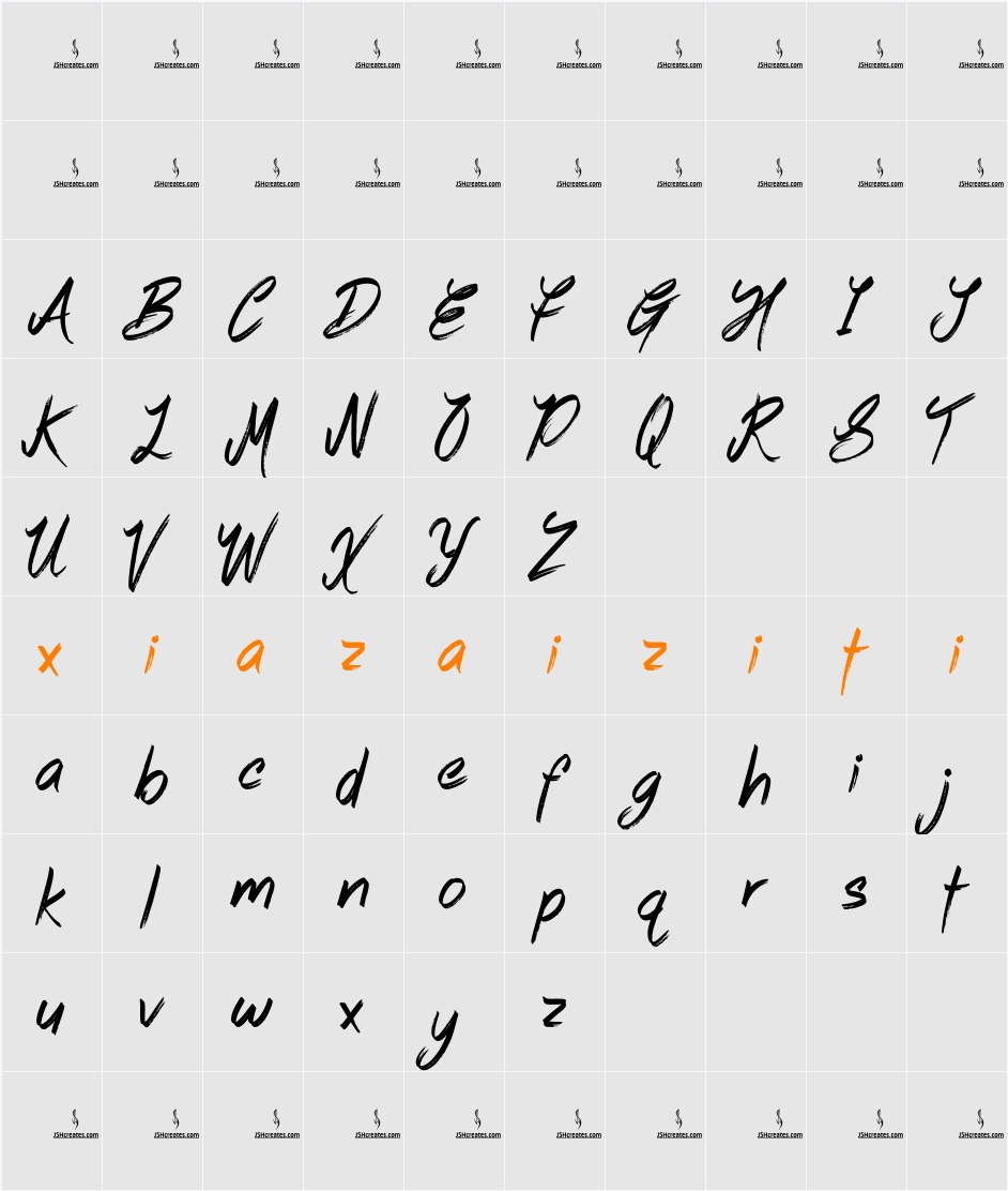 Always Maybe 字符映射表