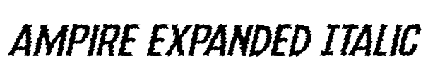 Ampire Expanded Italic
