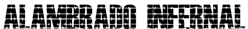 ALAMBRADO INFERNAL 字体预览图