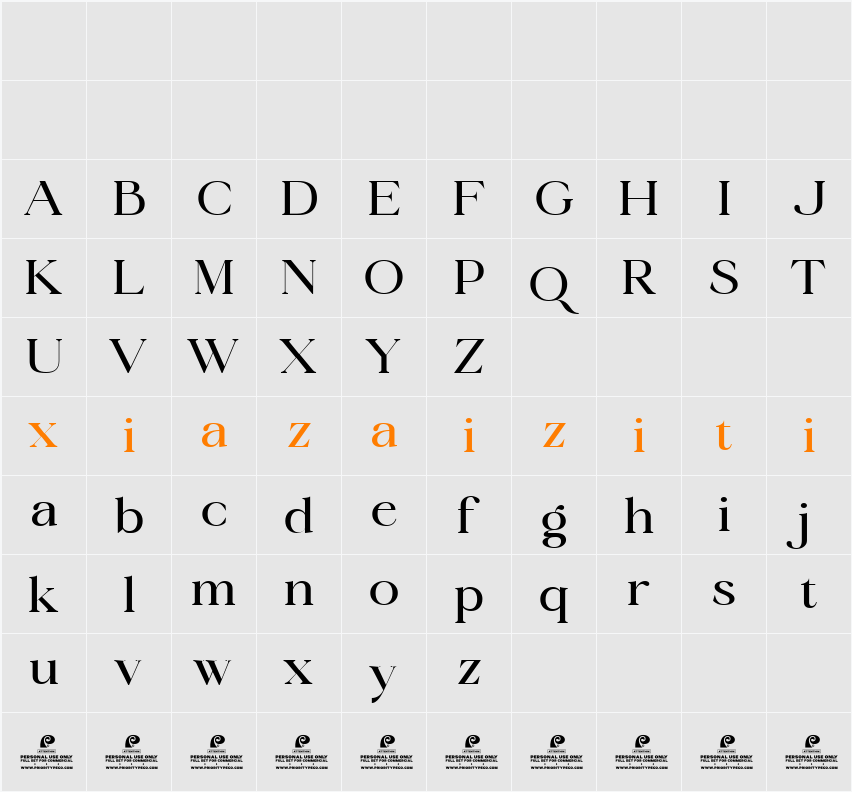 Radiant Charisma DEMO Med 字符映射表