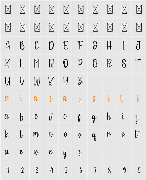 Alliamartha 字符映射表