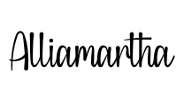 Alliamartha 字体预览图