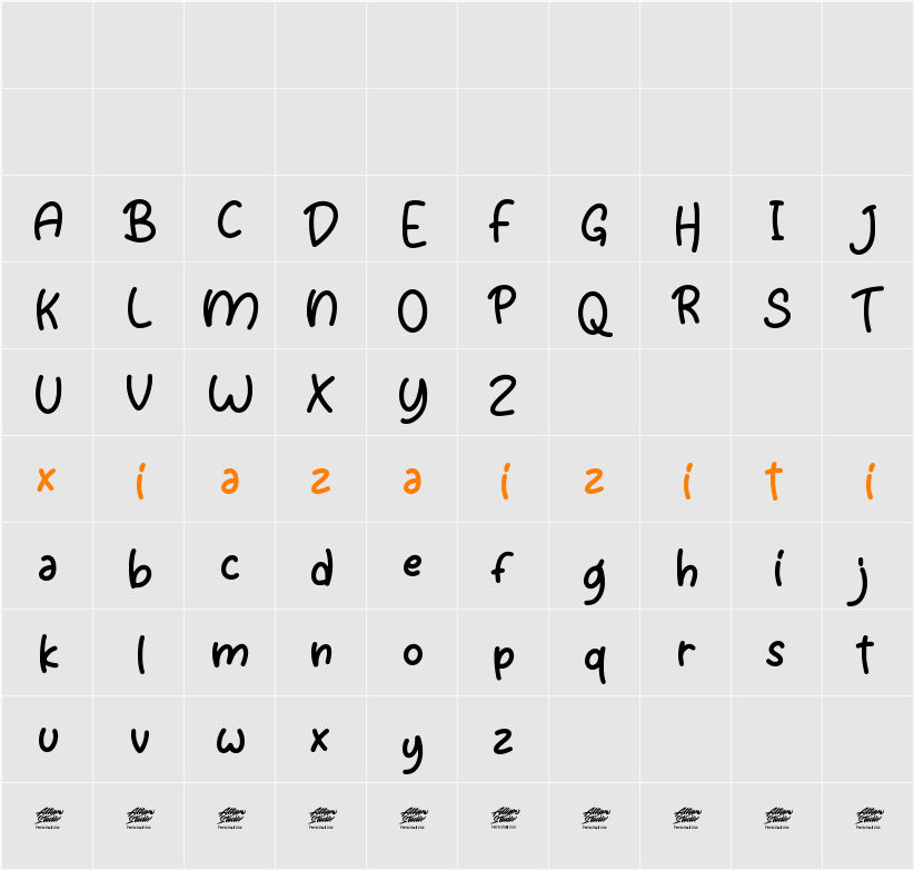 Agfolan 字符映射表