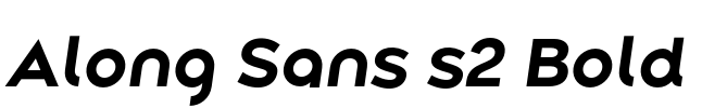 Along Sans s2 Bold