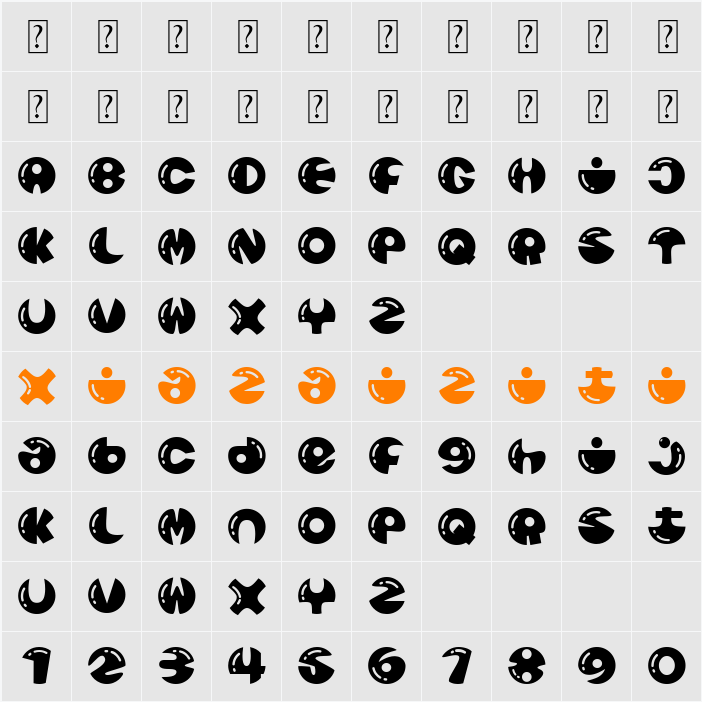 Alien 字符映射表