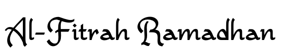 Al-Fitrah Ramadhan 字体预览图