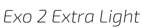 Exo 2 Extra Light