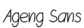 Ageng Sans