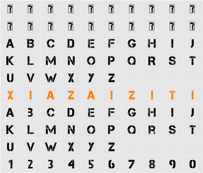 Capture it 字符映射表